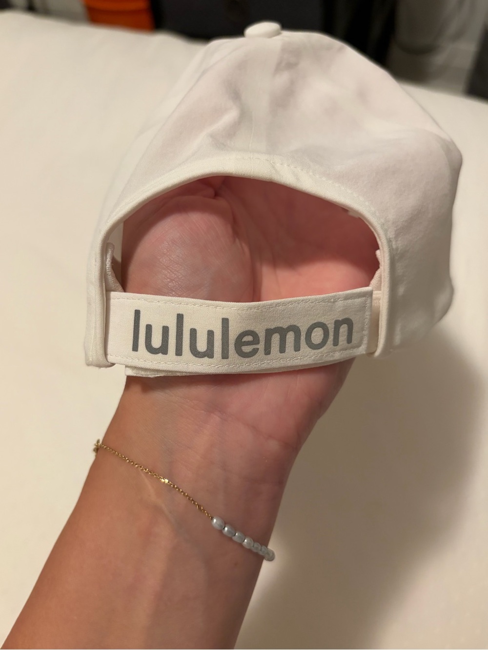 lululemon athletica Women's White Adjustable running hat